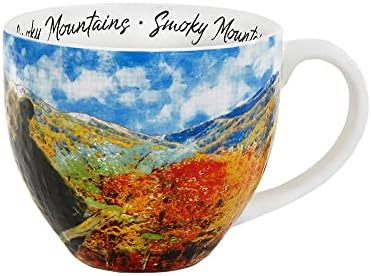 Americaware Smoky Mountains 16 oz akvarel kave šalica