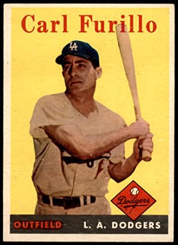 1958. Topps 417 Carl Furillo Los Angeles Dodgers Dobri Dodgers