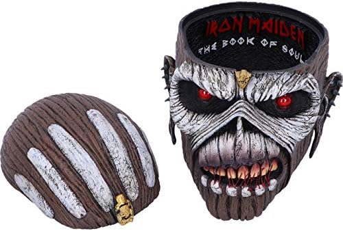 Nemesis je sada službeno licencirao Iron Maiden Knjiga Souls Eddie Head Box, Brown, 15 cm