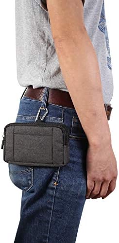 Muškarci s dvostrukim mobitelima za isječak futrola za isječak torbica torbica torbica za vrećicu za vrećicu za Blu View 2/ Samsung