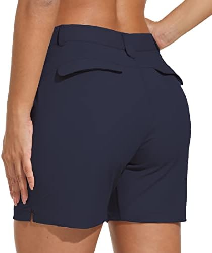 Rlaged ženske golf kratke hlače brze suhe ljetne kratke kratke hlače atletski casual pješačke kratke hlače s džepovima otpornim na