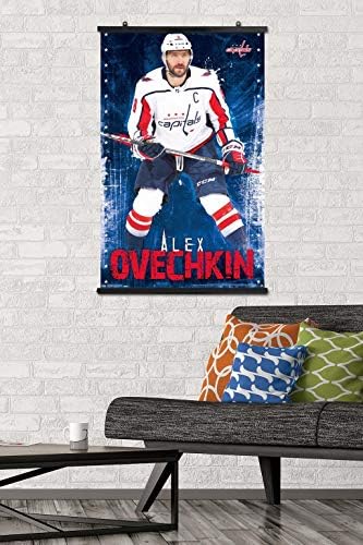 Trends International NHL Washington Capitals-Alex Ovechkin 17 Zidni plakat, 22.375 u x 34 in, Neprodajana verzija