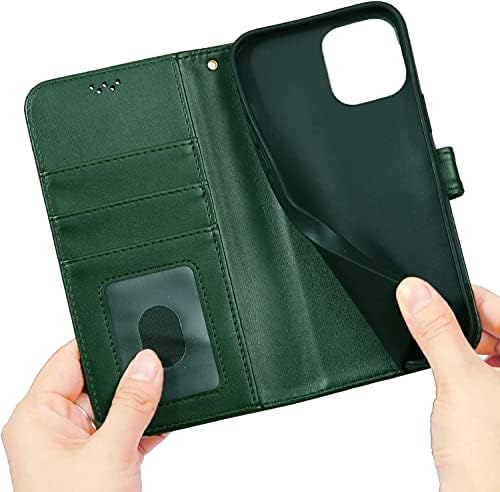 Torbica od 13/13 do 13 do 13 do 13 do Premium kožne torbice za novčanik s preklopnim poklopcem s magnetskim zatvaračem, funkcijom postolja