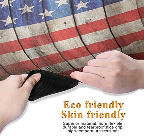 Neklizajuća prostirka za jogu s američkom zastavom za fitness ekološki prihvatljiva vruća prostirka duga sklopiva prirodna netoksična