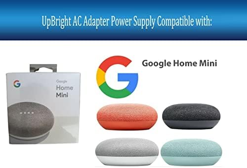 UPBright Micro-USB 5V AC/DC adapter kompatibilan s Google Home Mini Smart Malim zvučnikom Google Assistant GA00210US W17-009N1A W17009N1A