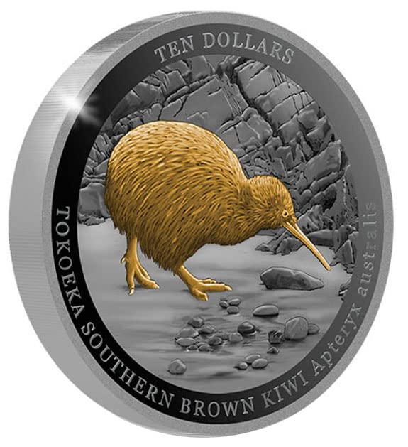 2023 de kiwi Powercoin 5 oz srebrni novčić 10 $ Novi Zeland 2023 5 oz dokaz