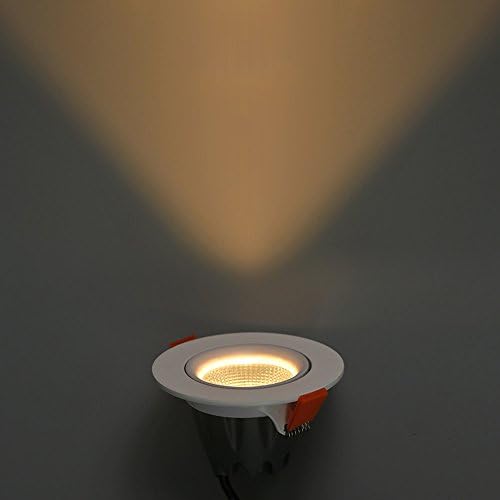 Izdržljivi okrugli LED panel s visokom propusnošću s podesivim kutom nagiba 7-vatni reflektor 12-vatni 18-vatni 24-vatni ugrađeni uređaji