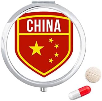 Proizvedeno u Kini štit nacionalna zastava kutija za tablete džepna kutija za pohranu lijekova spremnik za doziranje