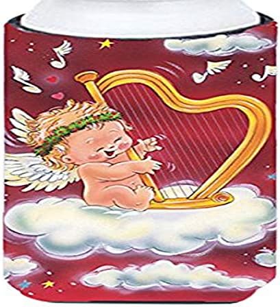 Caroline's Treasures AAH7273TBC Anđeli s visokim zagrljajem Harp Valentinovo, može hladiti rukav zagrljaj za gužvu za pranje pića zagrljaj