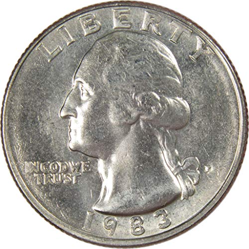 1983. P Washington Quarter Bu necirkulirana država Mint 25c američki kolekcionar kolekcije