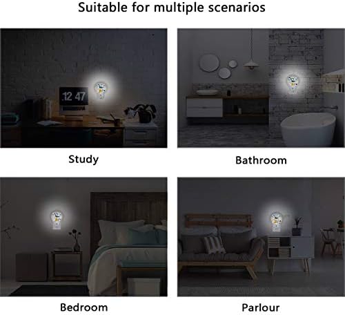 Ugradbeno LED noćno svjetlo u nordijskom stilu sa senzorom sumraka i zore za spavaću sobu, kupaonicu, hodnik, stepenice, 0,5 vata-2
