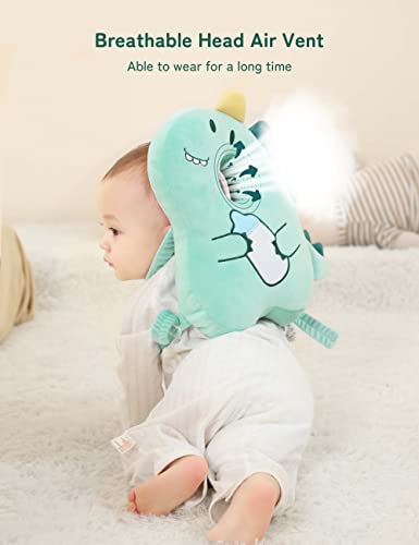 Baby Head Protector Rockpack, simpatični Dinosaur za zaštitu bebe za zaštitu glave Podesivi ruksak za bebe za bebe djeteta za puzanje
