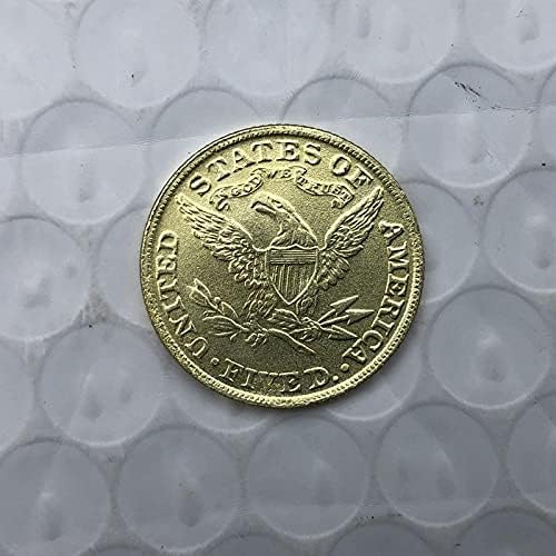 1906. American Liberty Eagle Coin Zlatni kripto valuta omiljena kovanica Replika Komemorativna kolekcionarska novčića sretni novčić