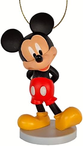 Generic Mickey From Magic Kingdom Figurice Odmor za božićno drvce Ornament - Ograničena dostupnost Novo za 2021., crvena, žuta, bijela