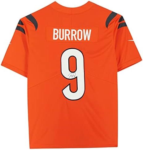 Joe Burrow Cincinnati Bengals potpisali su Orange Nike Limited Jersey Fanatics - Autografirani NFL dresovi