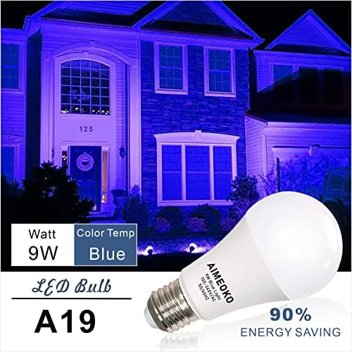 919 LED plave žarulje 9 vata 926 Osnovna plava LED Svjetiljka, Dekoracija zabave, trijem, kućna rasvjeta, bar, Blagdanska rasvjeta,