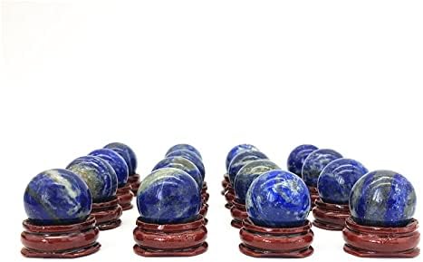 SHOASOU2231 1PC 24-26 mm Natural lapis lazuli kamena kuglica plavi kvarc kristalna sfera kamen zacjeljivanje dekor prirodno kamenje