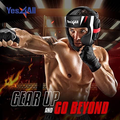 Da4All Full Face Boxing HEASTGEAR - Podesiva glava za glavu za Muay Thai, MMA, sparing, kickboxing