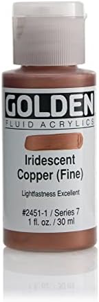 Zlatna tekućina akrilna boja 1 unca-iridescentni bakar