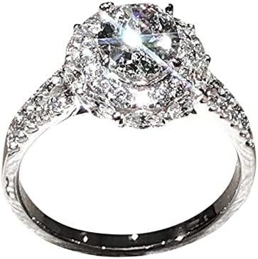 Prstenovi preppy za zaručnički prsten za djevojke Ženske mladenke nakit vjenčanje Posebni prstenovi prsten