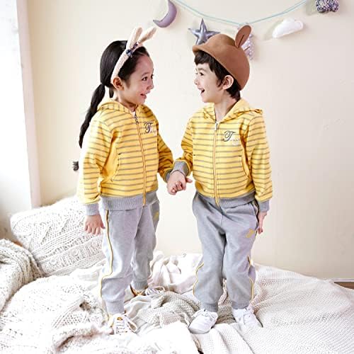 Roroanco Kids Toddler Girls BoysJogger Set Sweatsuit Hoodie hlače 2 komada Tracksuit Activewear Dugi rukav