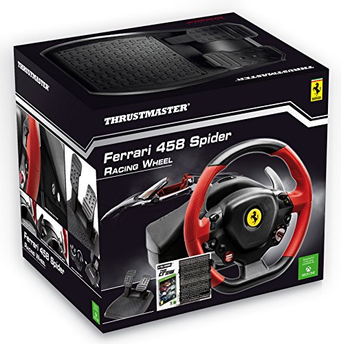 TURSMASTER FERRARI 458 Spider Racing Wheel i paket posade Xbox One