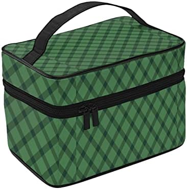 Organizator kozmetičke vrećice Augesterna, zeleni križni kabed za putničku šminku toaletna vreća s ručicom