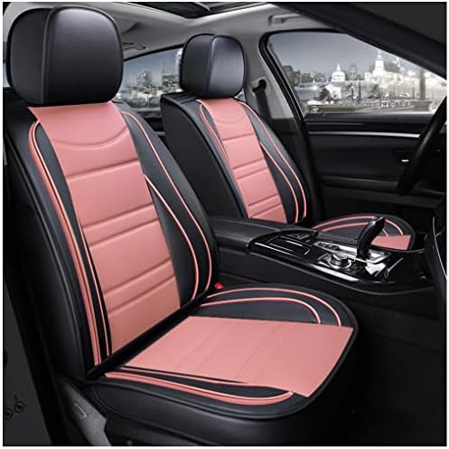 Jojohon Luksuzna kožna autosjedalica za auto -auto sjedalo 5 sjedala Full Set Universal Fit SR247, 65*57*14cm