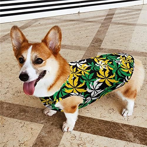 Palme na jamajci pse prsluk pulover majice za pse odjeće za jaknu za male srednje pse i mačke 2xl