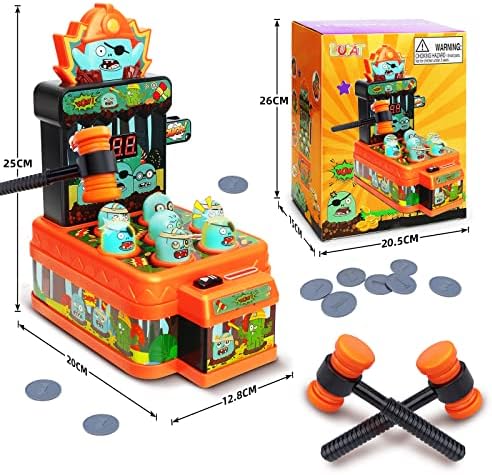 Arkadne igračke za igre za trogodišnju, Whack Game Mole, Mini Electronic Interactive Hamping & Funtring igračke, ideja za poklon za