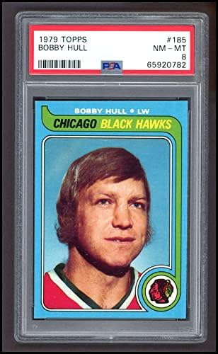 1979 Topps 185 Bobby Hull Chicago Blackhawks PSA PSA 8.00 Blackhawks