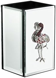 Američki atelier flamingo broš za tumske za kupaonicu, srebro