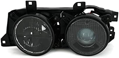 svjetala lijeva bočna prednja svjetla prednja svjetla sa strane vozača sklop projektor prednjeg svjetla auto žarulja auto fenjer crna