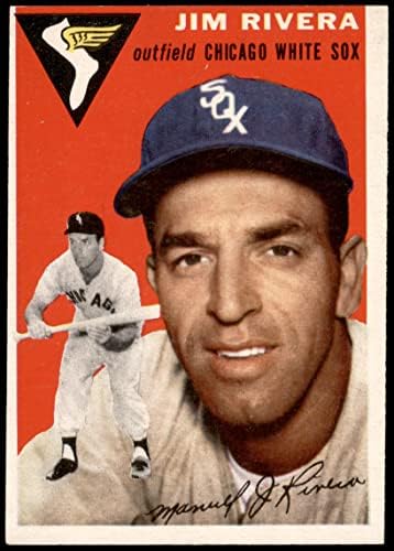 1954. Topps 34 WHT Jim Rivera Chicago White Sox ex White Sox