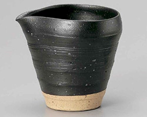 Oribe 4.3inch set 5 sake carafes crne keramike napravljene u Japanu