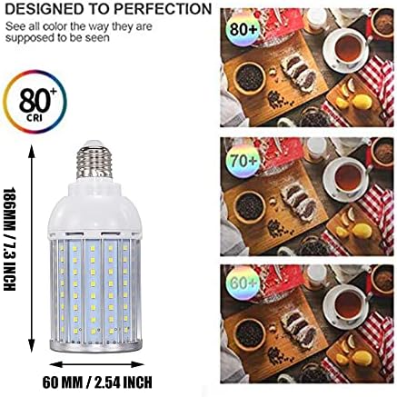 2 seta LED kukuruzna žarulja ekvivalentna LED žarulja od 250 vata LED kukuruzna žarulja od 30 vata hladno bijela 6000K baza od 926