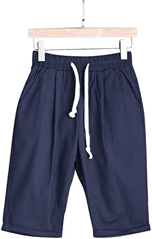 Žene Ljeto push up gamaše elastične atletske hlače plus veličine kratke hlače visoki struk vezanje plaža za vježbanje džepnih hlača