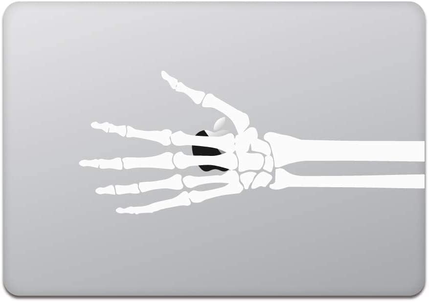 Kind Store MacBook Pro 13/15 - / Air 13 2018 - MacBook naljepnica Skeleton Bone Hand Black M853 -B