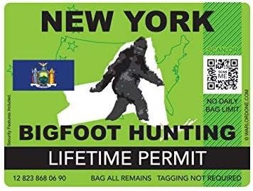 New York Bigfoot Lov naljepnicu naljepnica Die Cut Decal Sasquatch Lifetime Vinil Made in SAD