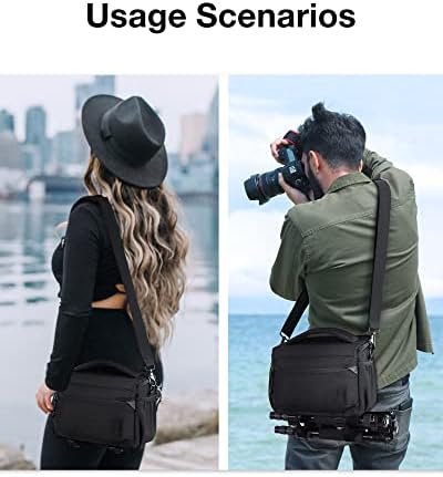 Torba za fotoaparat u donjem dijelu, mala torbica za fotoaparat s držačem Stativa, kompaktne torbe za ramena za DSLR, vodootporna torba