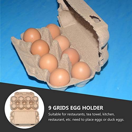20pcs kutija za jaja papirna ladica držač pladnja za jaja od vlakana spremnici za jaja od pulpe za obiteljsko poljoprivredno tržište