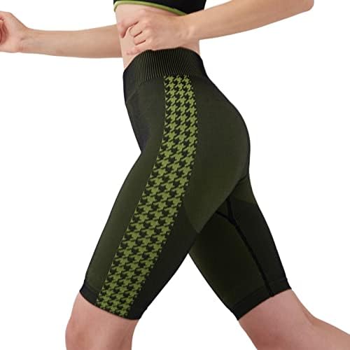 Biciklističke kratke hlače za žene s visokim strukom kontrola trbuha ljeto povremene trkačke joge kratke hlače udobne odjeće rastezljive