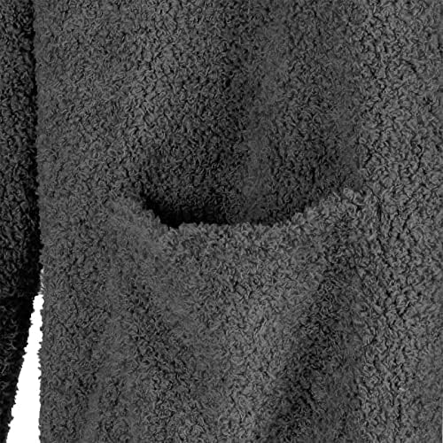 Maqroz ženske kokice kardigan batwing dugi rukavi otvoreni prednji pletivni pleteni predimenzionirani šerpa kardigan kaput džemper