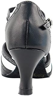 50 nijansi Swing Dance haljina cipele: niske, srednje i visoke potpetice crno -bijele