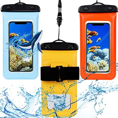 3pcs plutajuća vodootporna Futrola za telefon držač Futrola za telefon Podvodna suha torba plutajuća vodootporna torba za telefon Vanjska