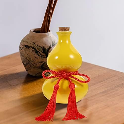 Hemoton vintage dekor Gourd vino boca keramička boca s bocom porculan sake vino topliji labavi čaj za čaj za vodu alkohol vino vino