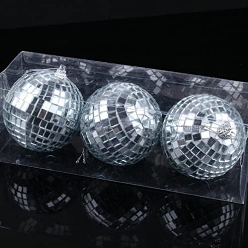 Eringego PROM ukrasi 6pcs Vintage Disco Disco Light, 2 viseća stroboska svjetla ogledalo Disco za neonsku zabavu KTV Clubbing 70s 80S