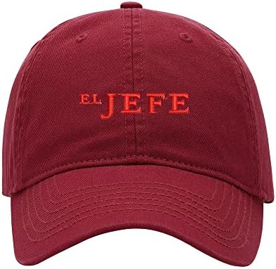 Bejzbolska kapica muškarci El Jefe izvezeni oprani pamučni tati šešir unisex bejzbol kape