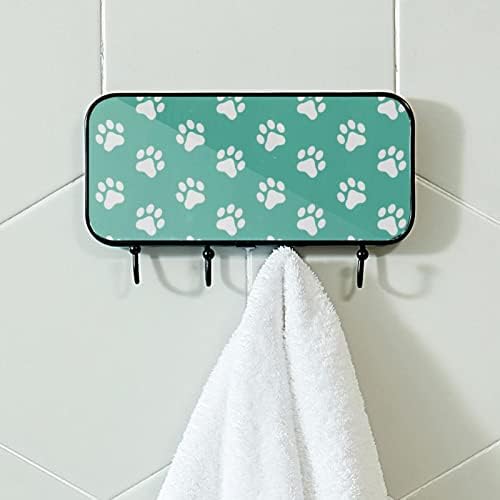 Držač ručnika zidni stalak za ručnike za ručnike dekor kupaonica ogrtač za ogrtač odjeća psa šapa za kupanje ručnika vješalica za odlaganje
