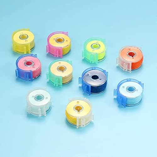 Wuweot 100 pakiranja šivaćih klipova, plastične stezaljke držača za držač, dodatak za šivanje alata sprječava da se repovi navoja odvijaju,